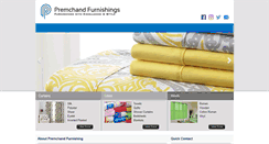 Desktop Screenshot of premchandfurnishings.com